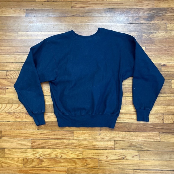 Champion Reverse Weave Schaeffer Academy Embroidered Crewneck Sweatshirt Used - Picture 2 of 4